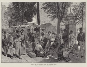 Scéna v Rua Primiero do Marzo, Rio de Janeiro, Brazílie